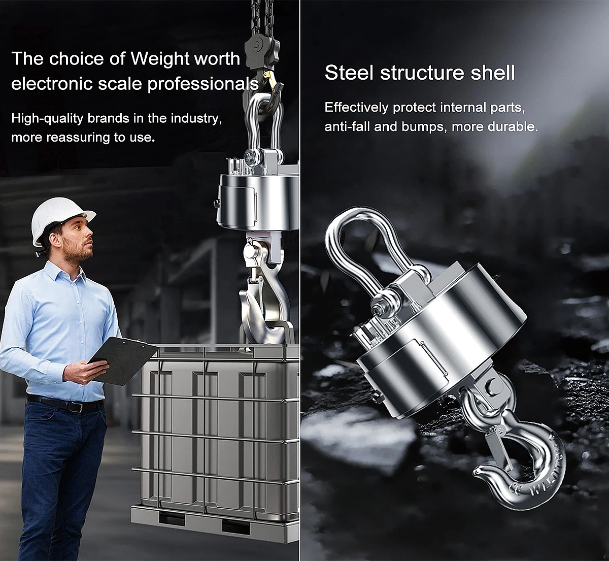 Electronic Wireless Hook Scale Electronic Wireless Hook Scale